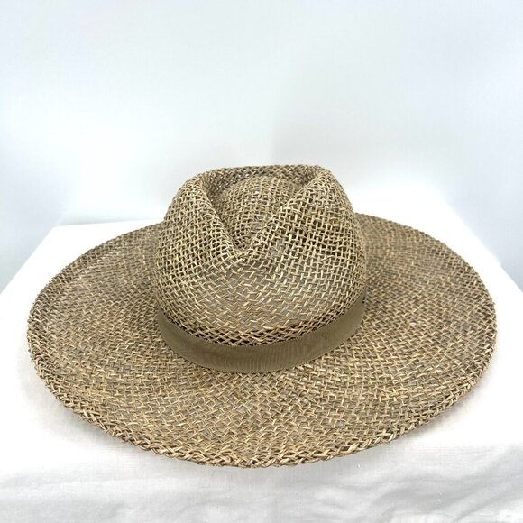Brixton Accessories - NWOT Brixton Joanna Straw Sun Hat Beige Womens Medium 7 1/4